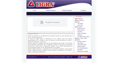 Desktop Screenshot of ligra.com.ar