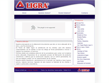 Tablet Screenshot of ligra.com.ar