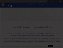 Tablet Screenshot of ligra.it